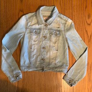 Distressed Jean Jacket